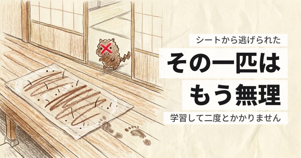 粘着シートからネズミに逃げられた｜その一匹は、もうかかりません