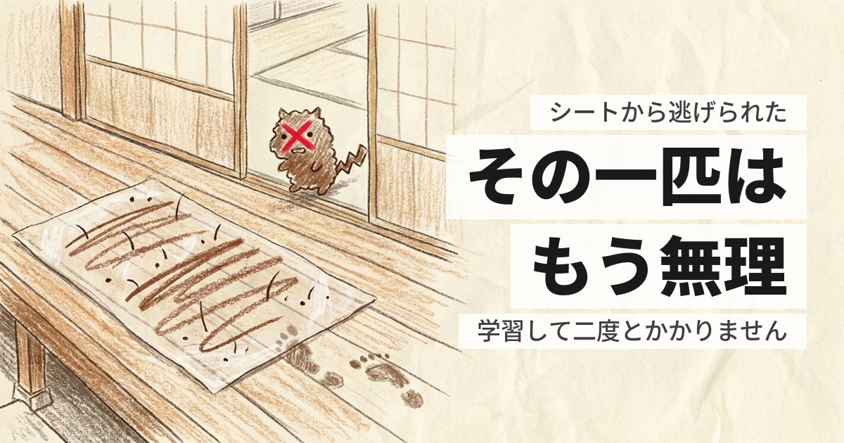 粘着シートからネズミに逃げられた｜その一匹は、もうかかりません