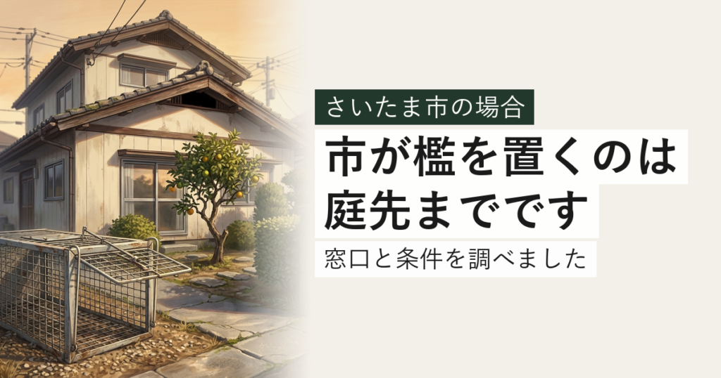 さいたま市のハクビシン・アライグマ対応